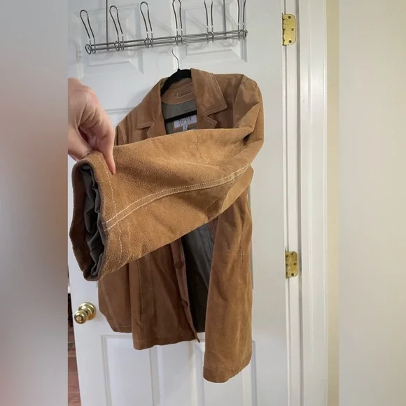 ✨ Wilsons Leather “M. Julian” Tan Suede Jacket – Men’s M ✨ - Picture 6 of 8